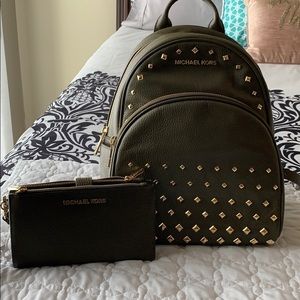 Michael Kors Backpack and wristlet